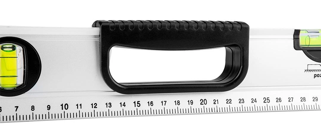 Poziomnica, Specialus gulsčiukas 100 cm, 5 ampulės, skirtingi kampai