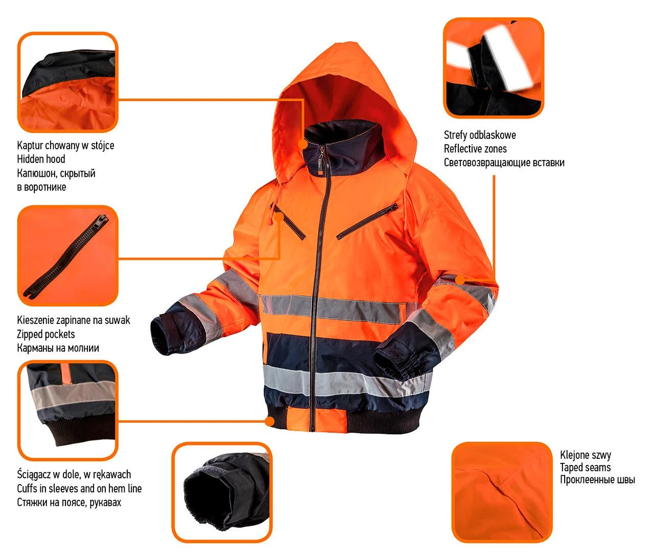 Neo Tools Darbinė striukė Neo 81-711, S