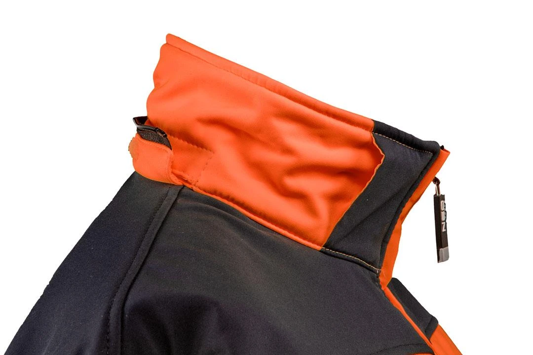 Neo Tools Darbo striukė SOFTSHELL, ryški, oranžinė, XXL