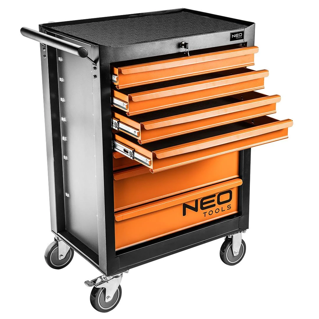 Neo Tools Įrankių vežimėlis NEO 7 stalčiai (84-222)