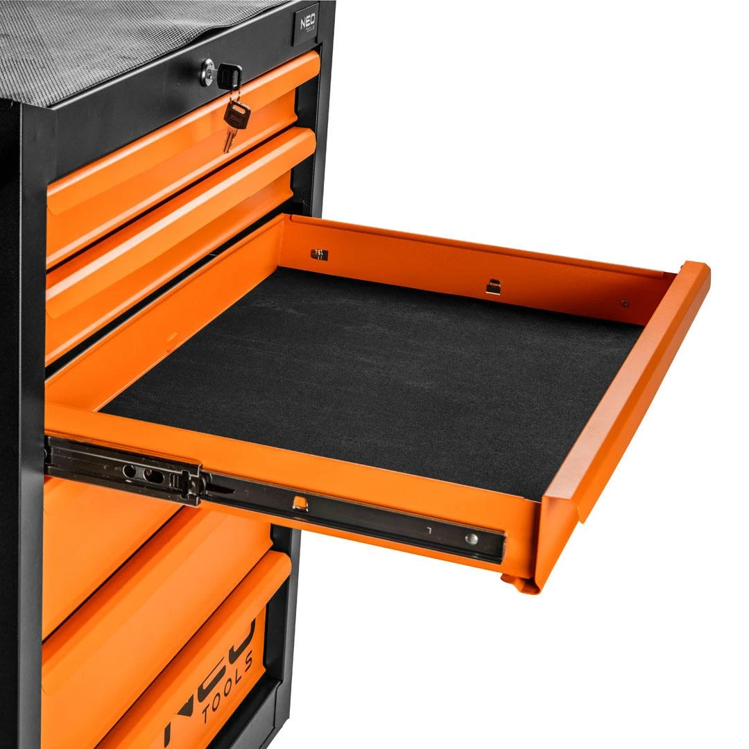 Neo Tools Įrankių vežimėlis NEO 7 stalčiai (84-222)