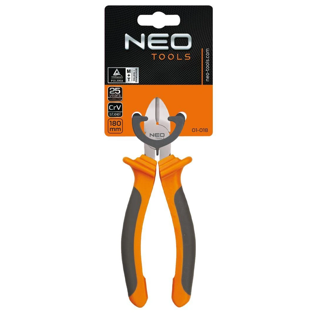Szczypce Replės šoninės 180 mm., NEO 01-018