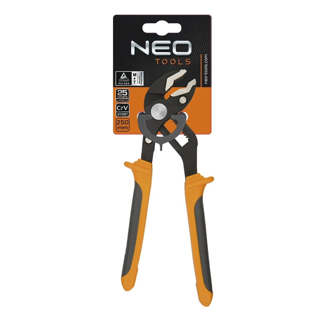 Neo Tools Szczypce Vamzdžių replės 250 mm, diapazonas 0–42 mm