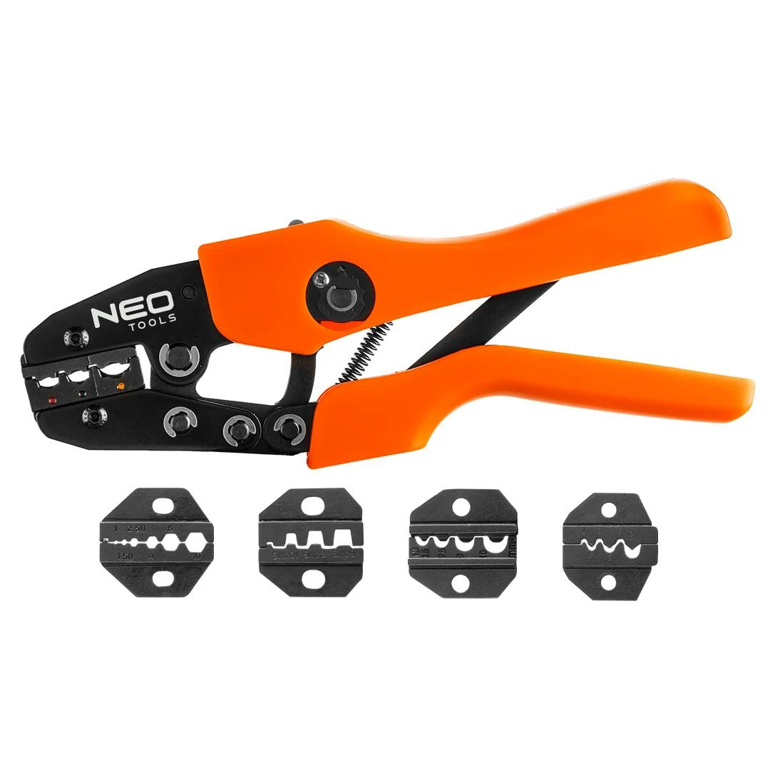 Neo Tools Szczypce Terminalų užspaudimo replių rinkinys, 5 žandikauliai