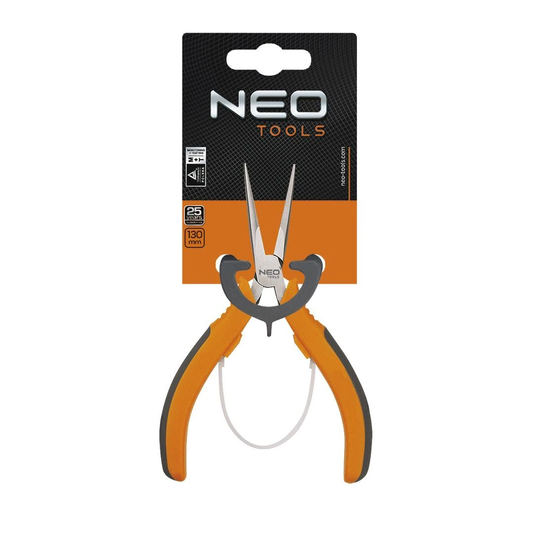 Szczypce Replės prailgintos, tiesios Neo 130 mm