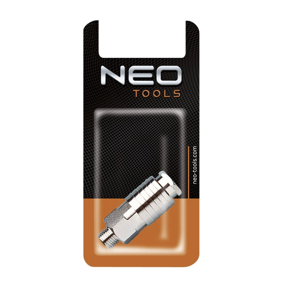 Szybkozłączka NEO TOOLS greito junginio mova kompresoriui, vidiniu sriegiu 1/4" 0-16 BAR 12-635