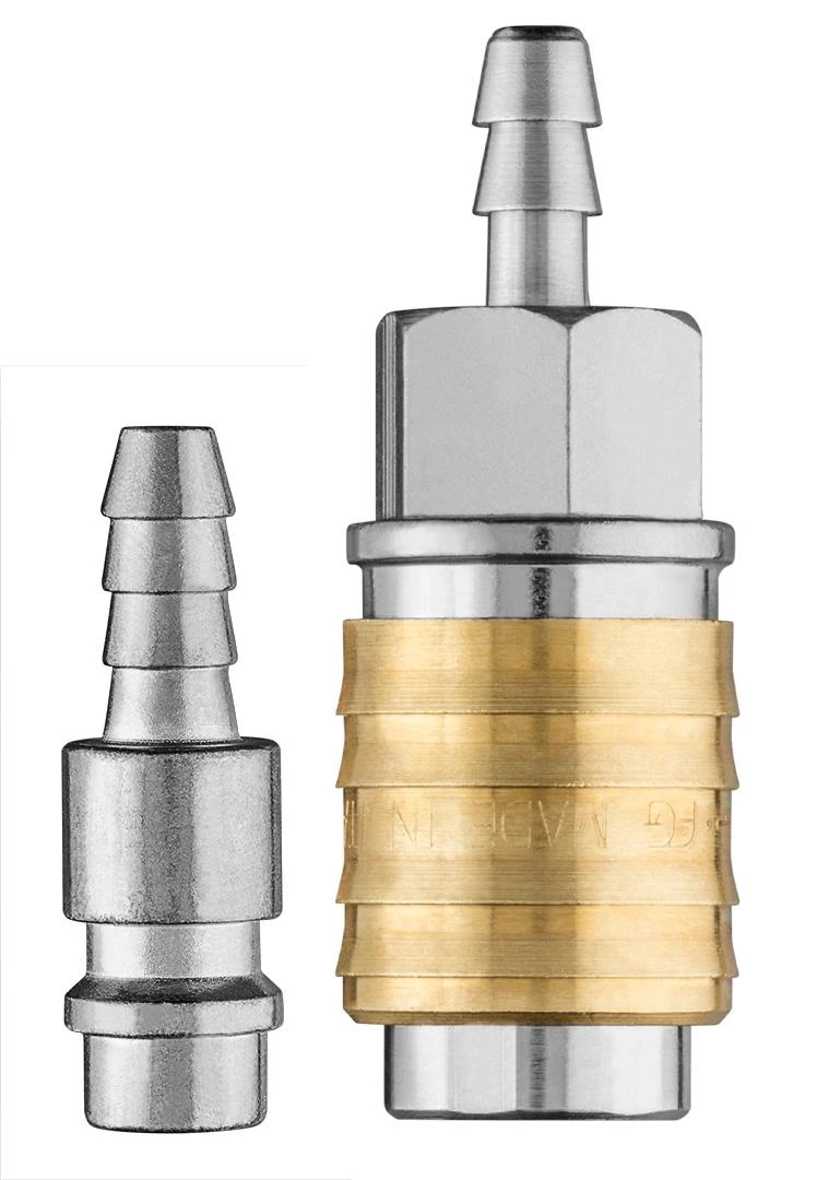 Szybkozłączka Greito prijungimo jungtis kompresoriui su 6 mm žarnos galu