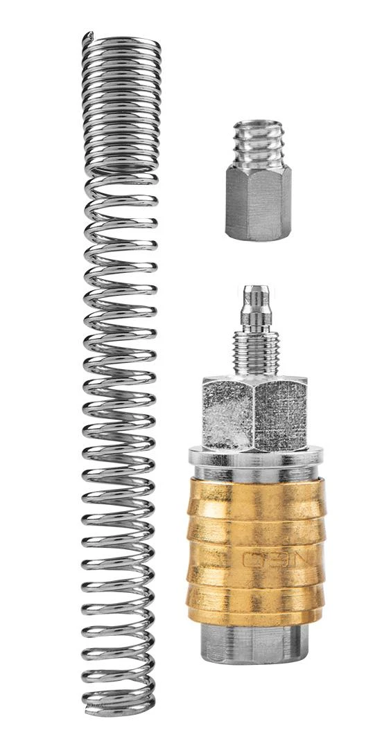Szybkozłączka Greito prijungimo jungtis kompresoriui su 4 x 6 mm žarnos išleidimo anga