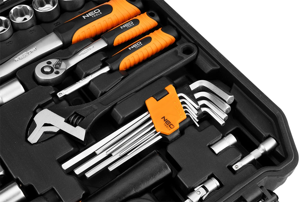 Neo Tools Rinkinys Įrankių rinkinys, 143 dalys