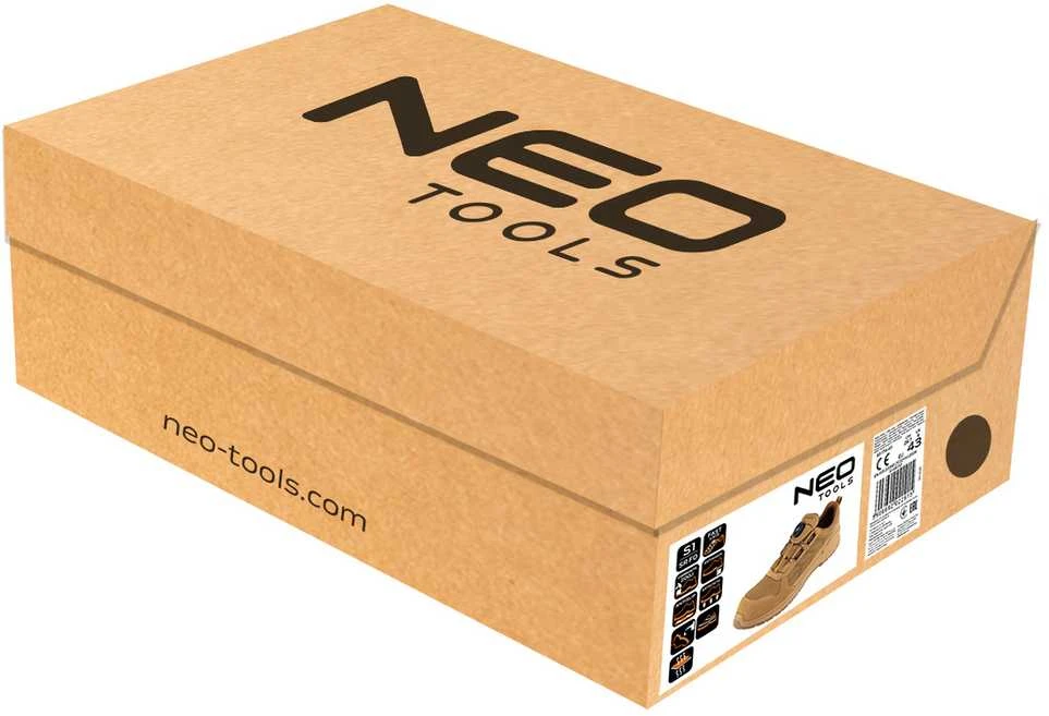 Neo Tools DARBO BATAI S1 SR FO, SU RAIŠTELIAIS, 40 DYDIS