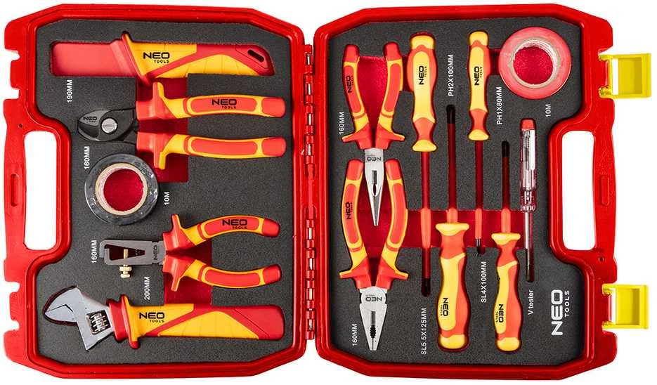 Neo Tools Rinkinys Elektriko rinkinys 13 dalių dėkle