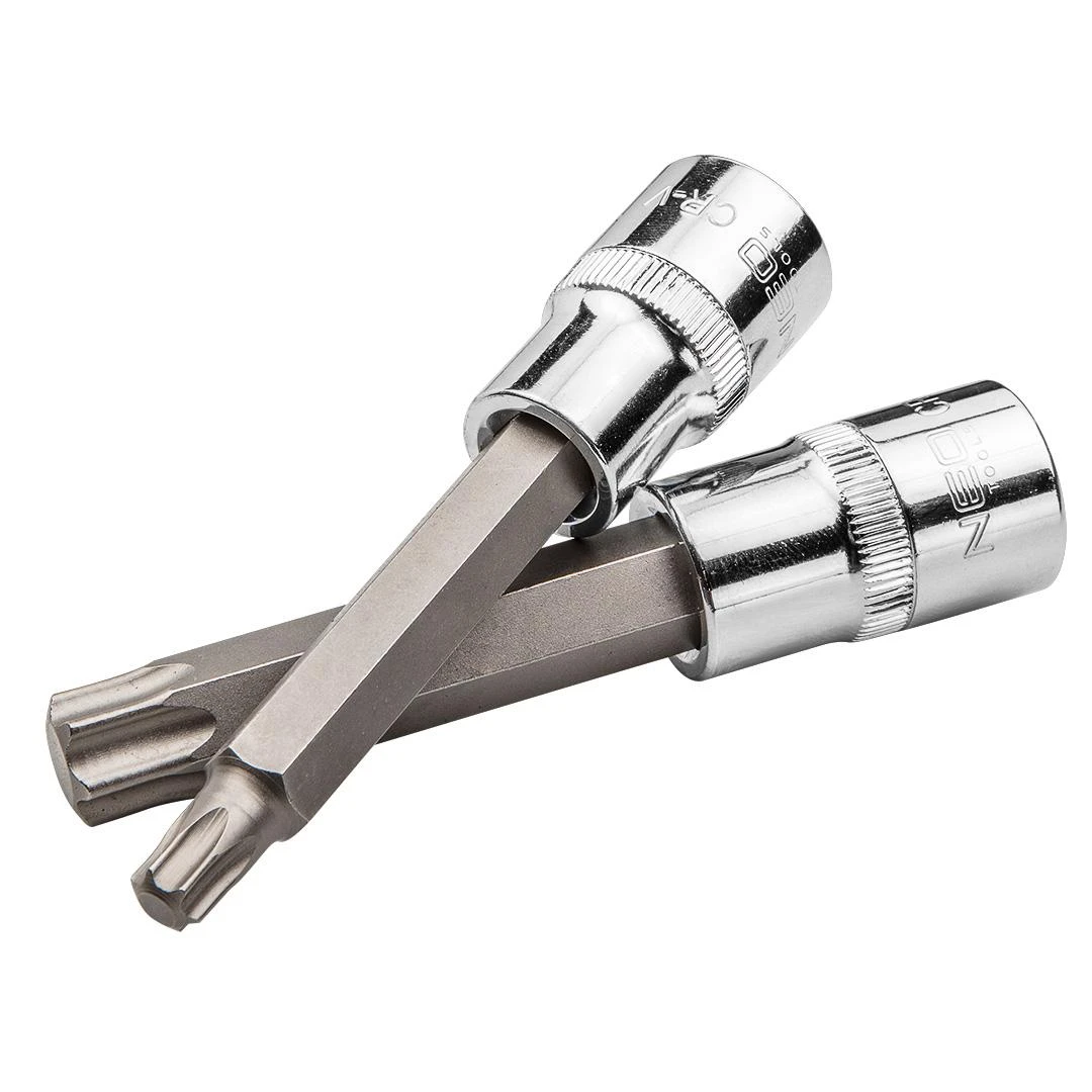 Neo Tools 9 dalių Torx antgalių rinkinys su 100 mm ilgintu