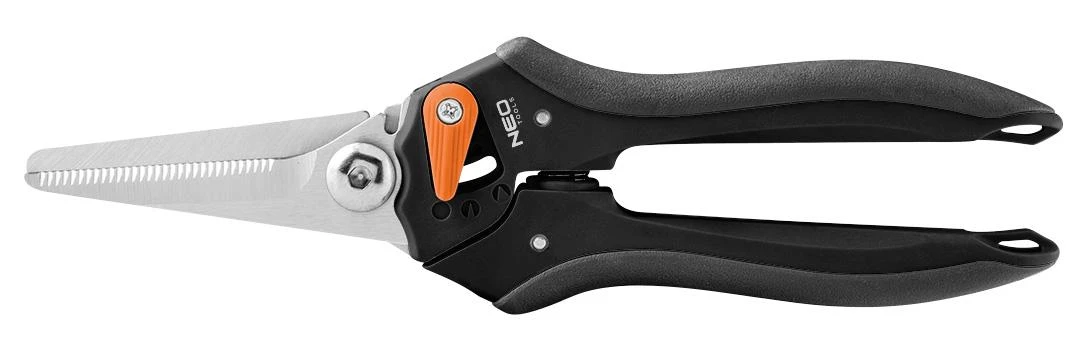 Sekator Universalus genėtuvas 210 mm, ilgis iki 6 mm, reguliuojamas atstumas tarp žirklių