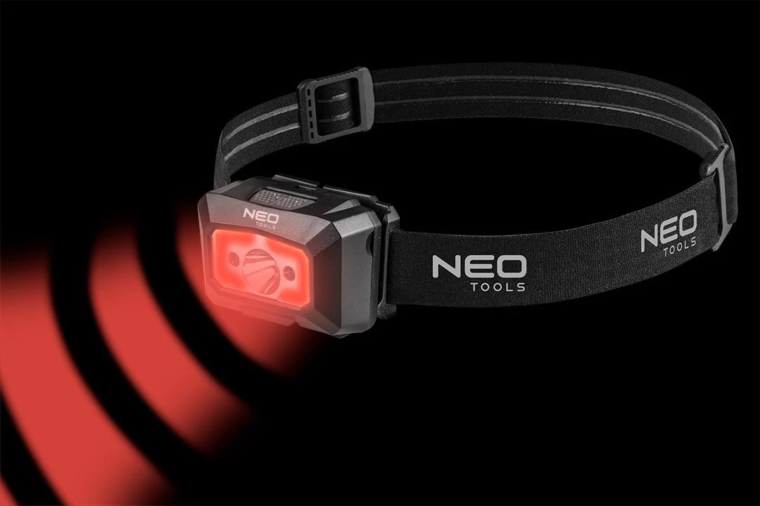 Latarka, Žibintuvėlis, Įkraunamas USB priekinis žibintas, 250 lm COB LED + judesio jutiklis