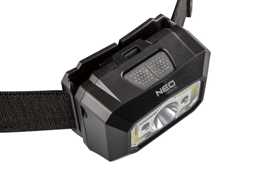Latarka, Žibintuvėlis, Įkraunamas USB priekinis žibintas, 250 lm COB LED + judesio jutiklis