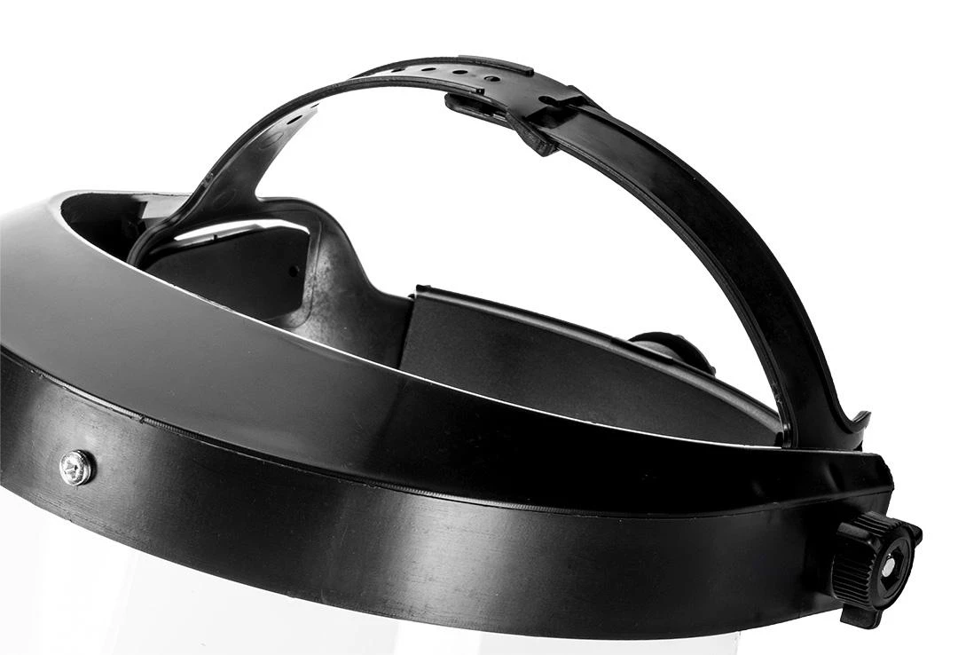 Veido skydelis NEO – galvos tvirtinimo mechanizmas