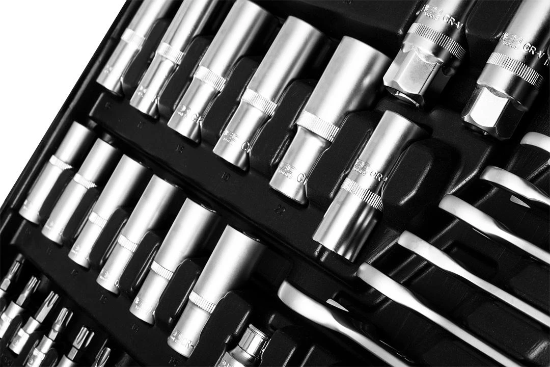 Neo Veržliarakčių rinkinys 216 vnt. 1/2 ", 3/8", 1/4 "