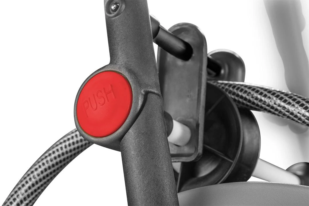 Neo Tools Vežimėlis Sodo žarnos vežimėlis, metalinis, iki 60 m 1/2 colio žarnos, su žarnos kreiptuvu