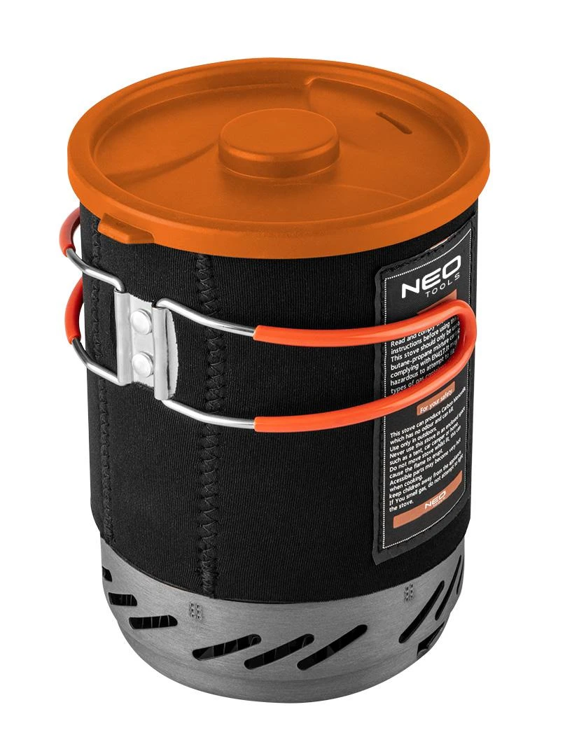 Neo Tools Kuchenka Kempingo viryklės puodas + degiklis