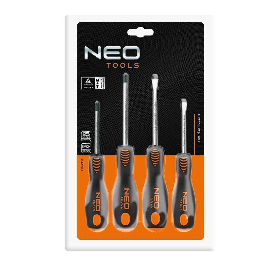 Zestaw Atsuktuvai 4 vnt. Neo (04-204)
