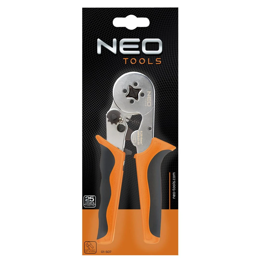 Neo Tools NEO antgalių užspaudimo įrankis, antgalio skersmuo 0,25–6 mm (01-507)