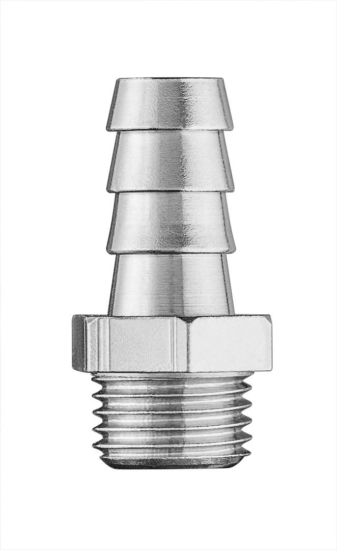 Złącze 10 mm žarnos jungtis su 1/4 colio išoriniu sriegiu