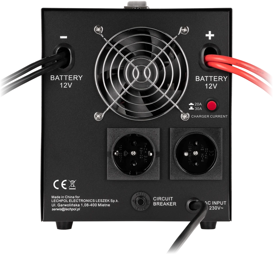 Nepertraukiamo maitinimo šaltinis 1200W 12V/230Vac KEMOT PROsinus-1200