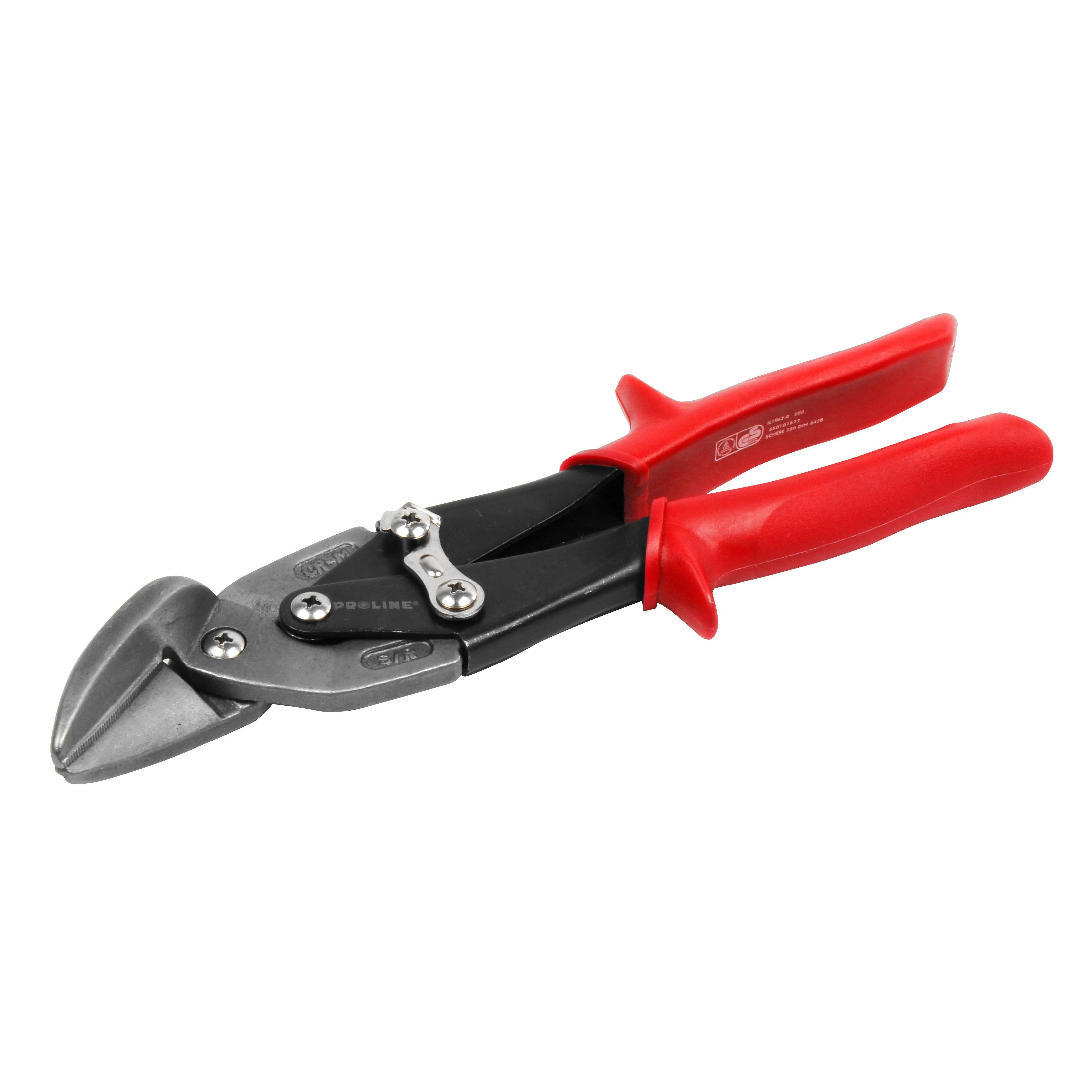 Nożyce Lakštinio metalo žirklės 240 mm, dešininės/tiesios, iki 1,2 mm prolino