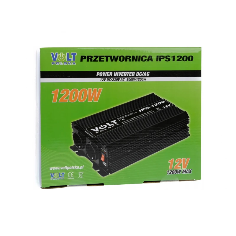 Myk Auto Įtampos keitiklis IPS 12/230V (800/1200W)