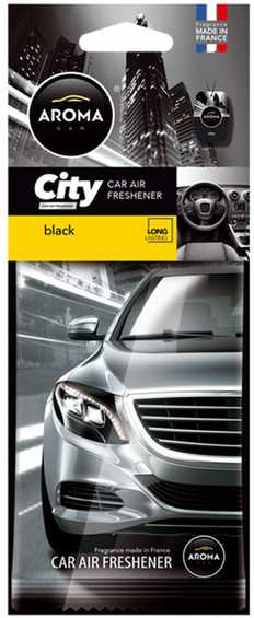 Oro gaiviklis aroma car city card juodas