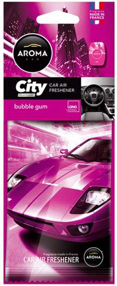 „Aroma Car City Card“ kramtomosios gumos oro gaiviklis