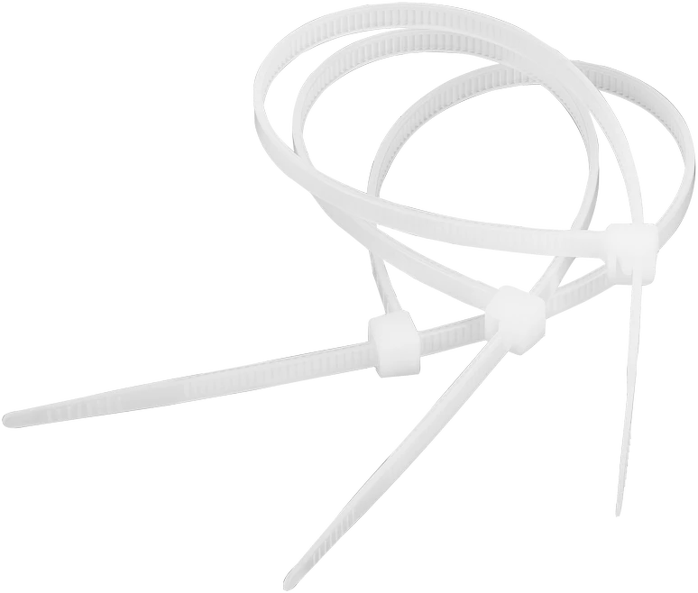 Cabletech laidų tvirtinimo dirželiai 4.8mm 35cm Balta