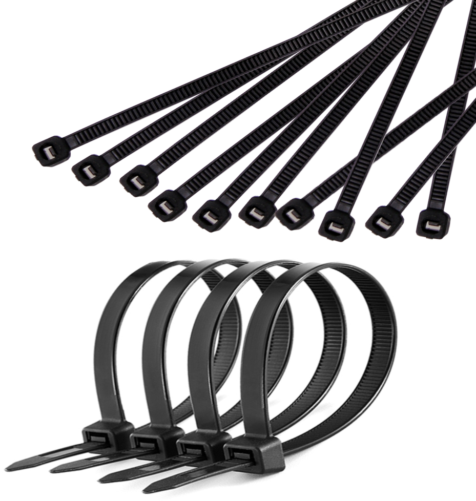 Cabletech laidų tvirtinimo dirželiai 9mm 75cm Juoda