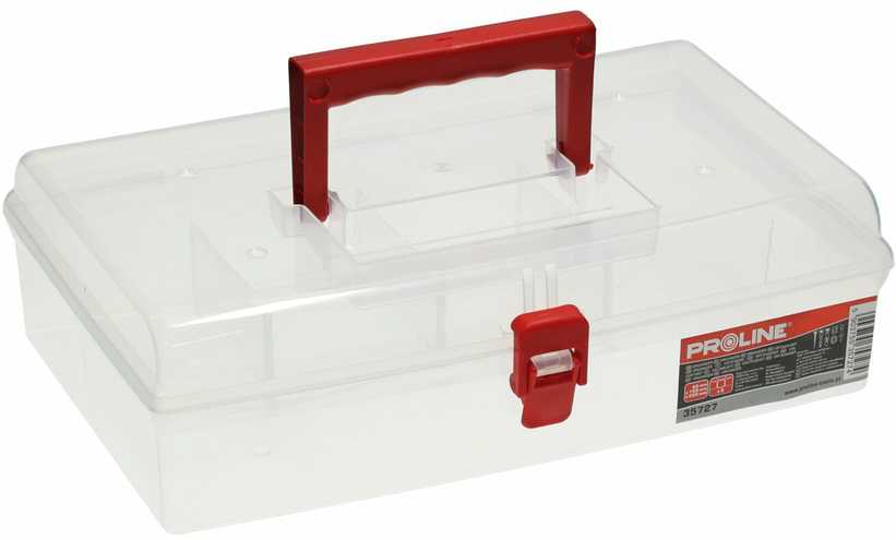 Organizer Organizatorius su rankena, 5 skyriai, 295x195x85, proline