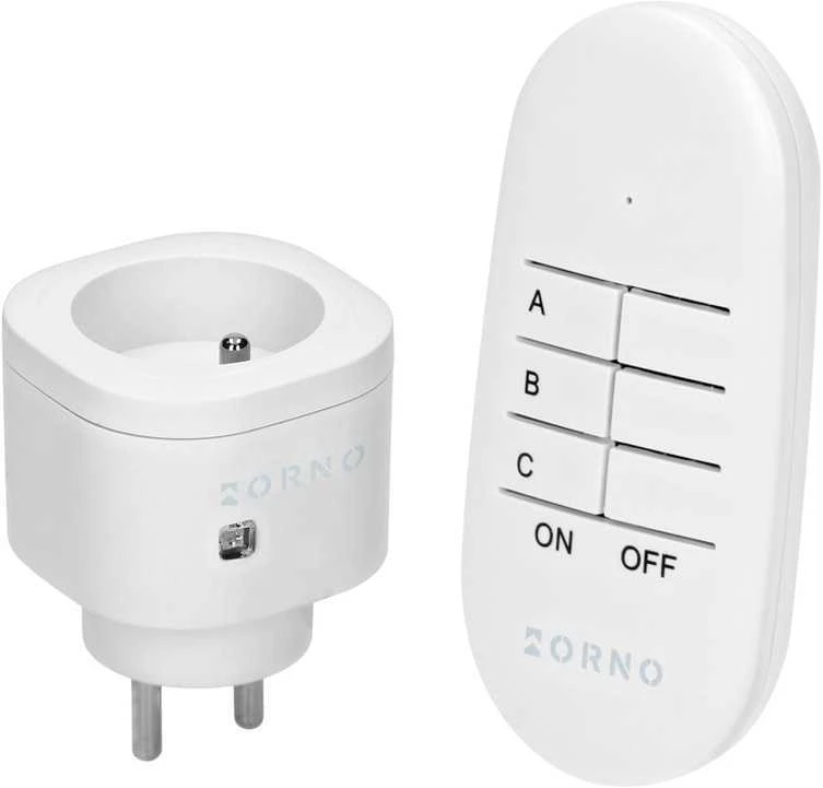 Orno Bezprzewodowe Belaidis mini lizdas su nuotolinio valdymo pultu 1+1