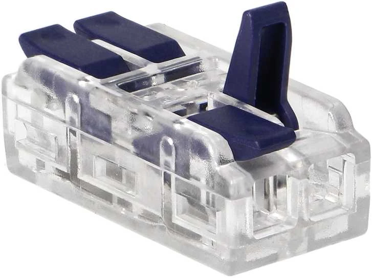 Orno Złączka 2 laidų, dvipusė montavimo kompresinė jungtis; bet kokiam 0,75–4 mm² laidui; IEC 250V/32A; 50 vnt.
