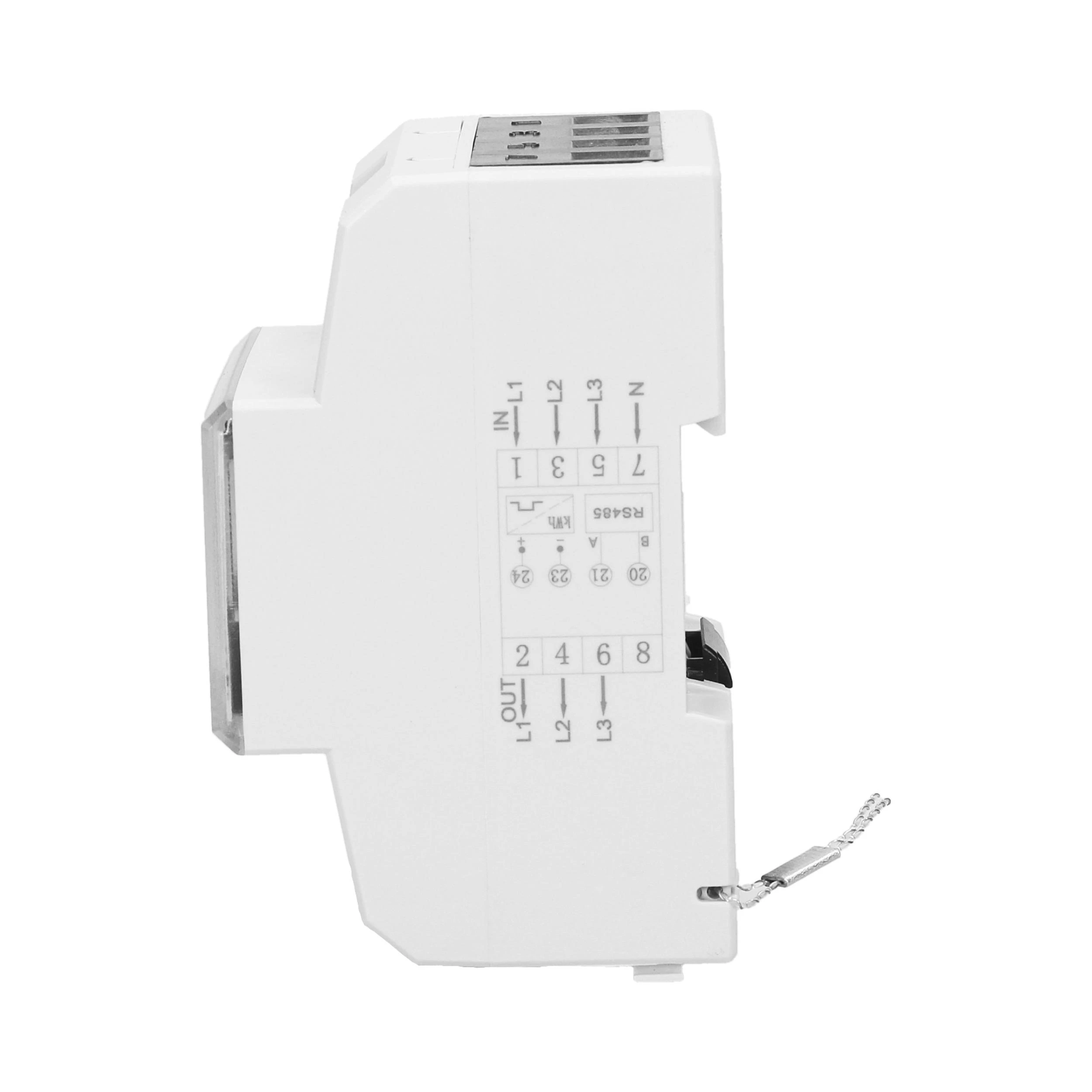 Orno 3 Fazowy Trifazis elektros skaitiklis, 80A, RS-485 prievadas, daugiatarifis, 3 moduliai, DIN TH-35mm