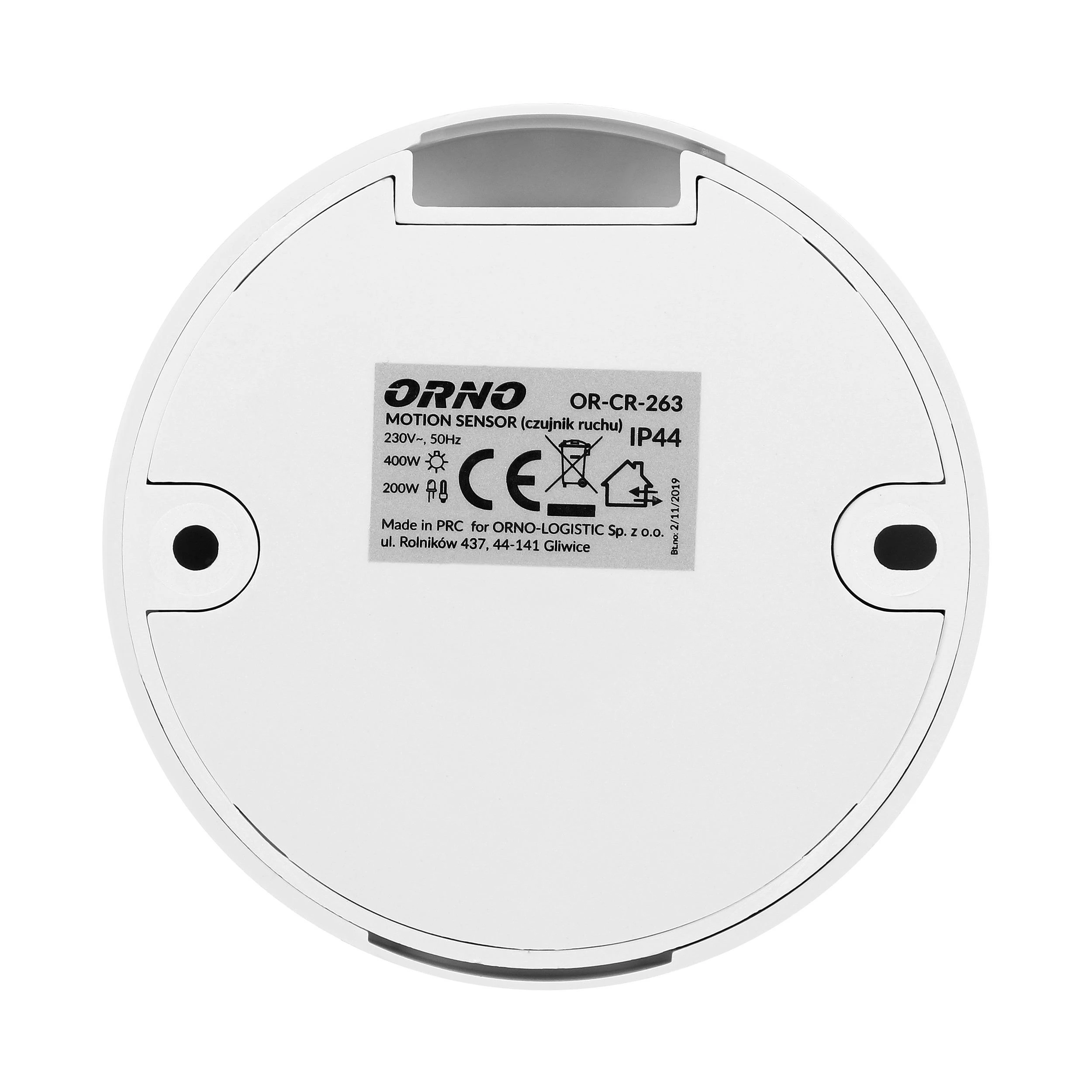 LUBINIS JUDĖJIMO JUTIKLIS OR-CR-263 AC 230V ORNO