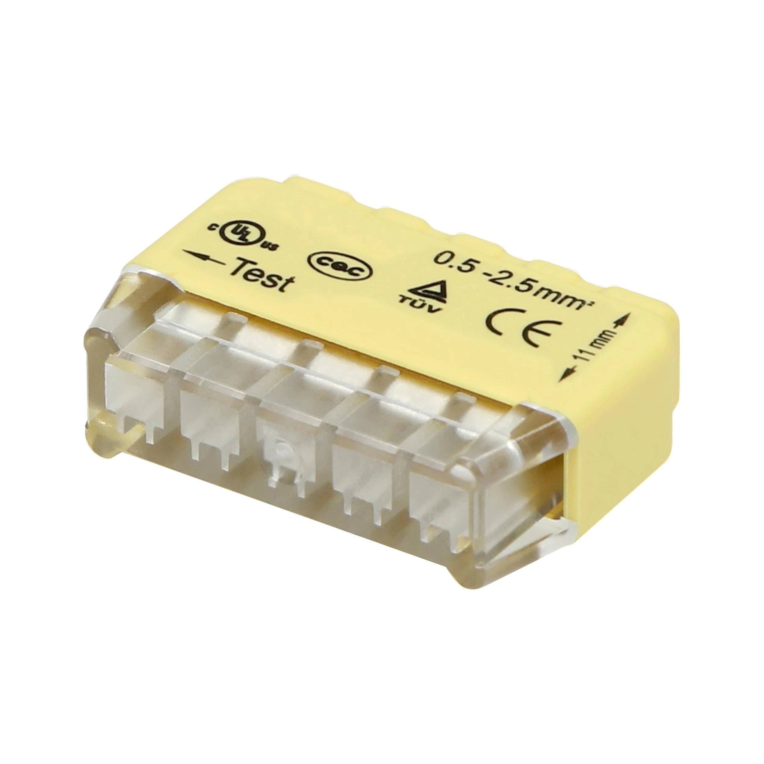 Orno Złączka 5 laidų įspaudžiama instaliacinė jungtis; 0,75–2,5 mm² laidui; IEC 300V/24A, 50 vnt.