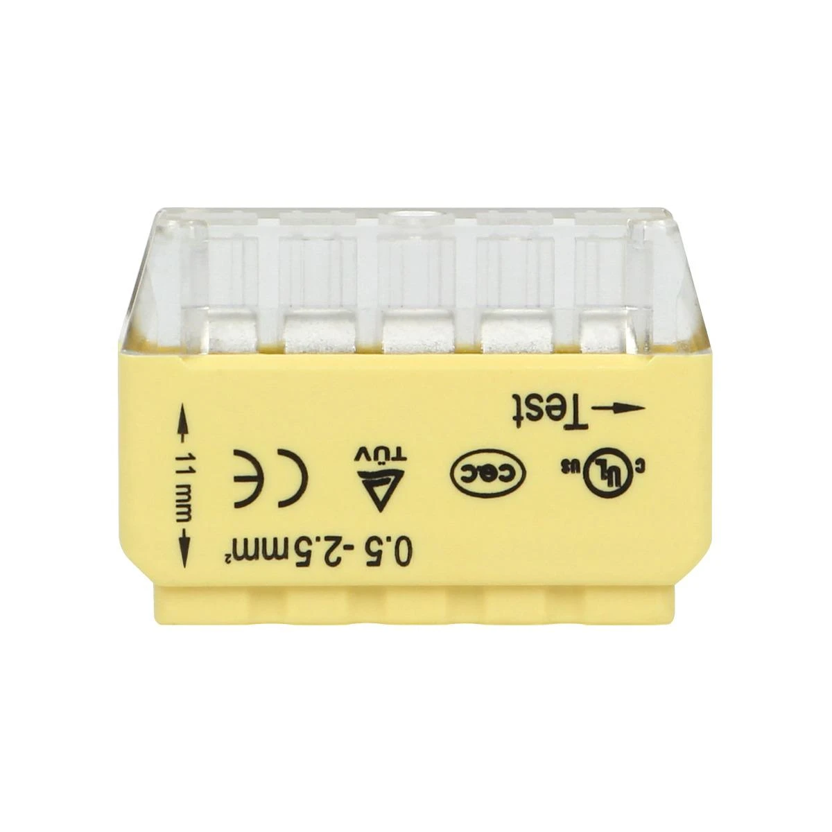 Orno Złączka 5 laidų įspaudžiama instaliacinė jungtis; 0,75–2,5 mm² laidui; IEC 300V/24A, 50 vnt.