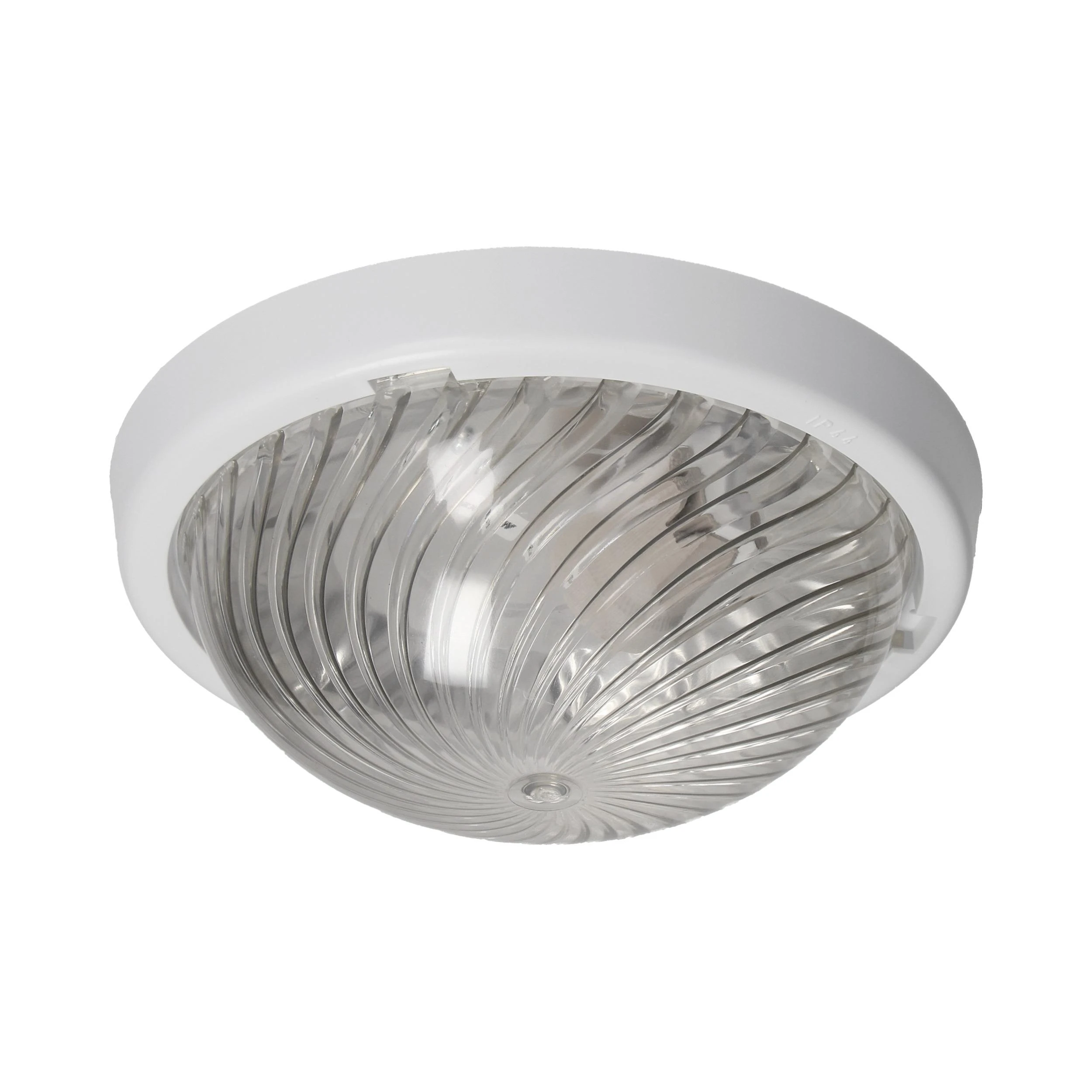 Lubinis šviestuvas Orno 7070T-ALFA/PL, šviestuvas, 75 W, E27, IP44, IK10, skaidrus polikarbonato gaubtas