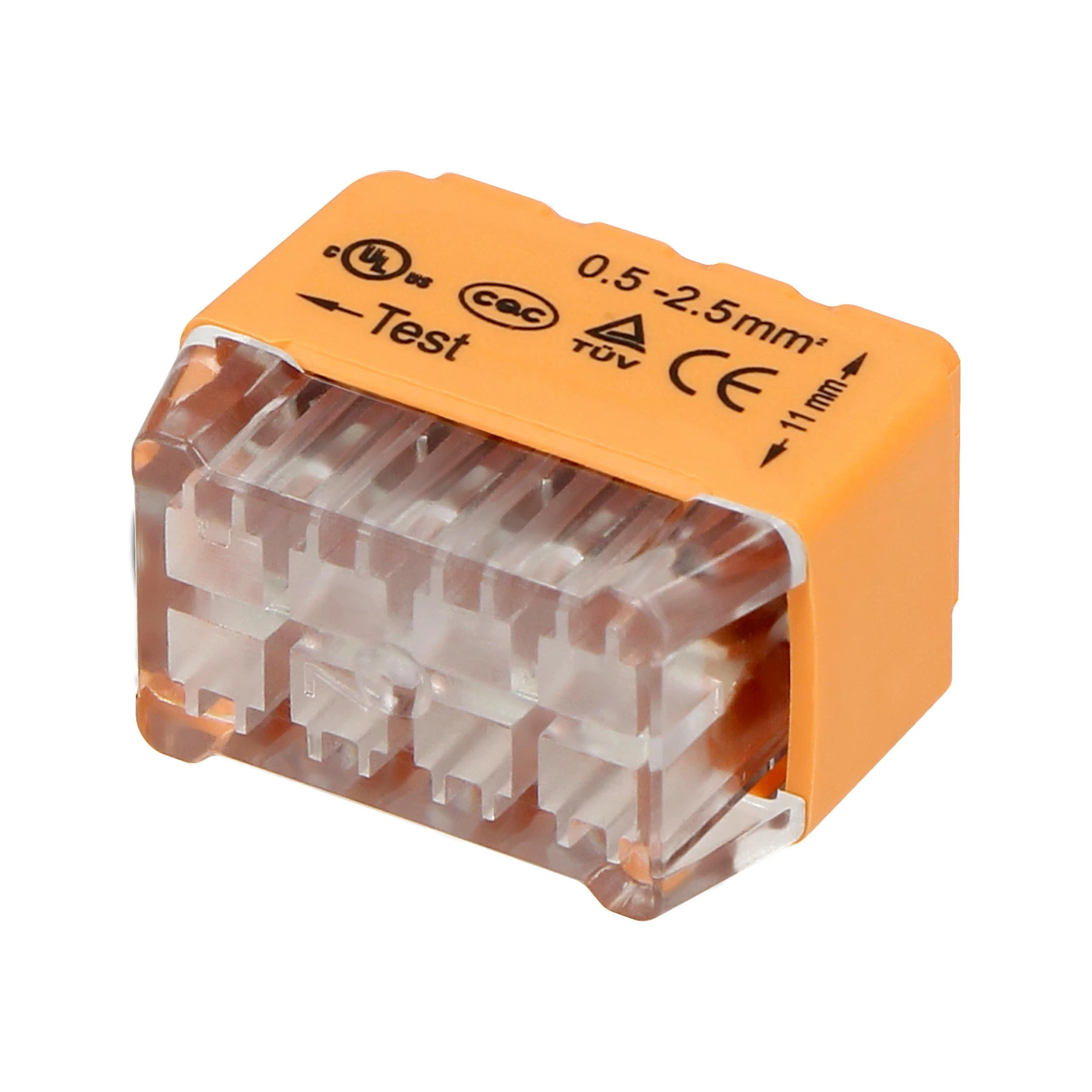 Orno Złączka Įspaudžiama instaliacinė jungtis, 8 laidų, dviejų eilių, 0,75–2,5 mm² laidams, IEC 300V/24A, 50 vnt.