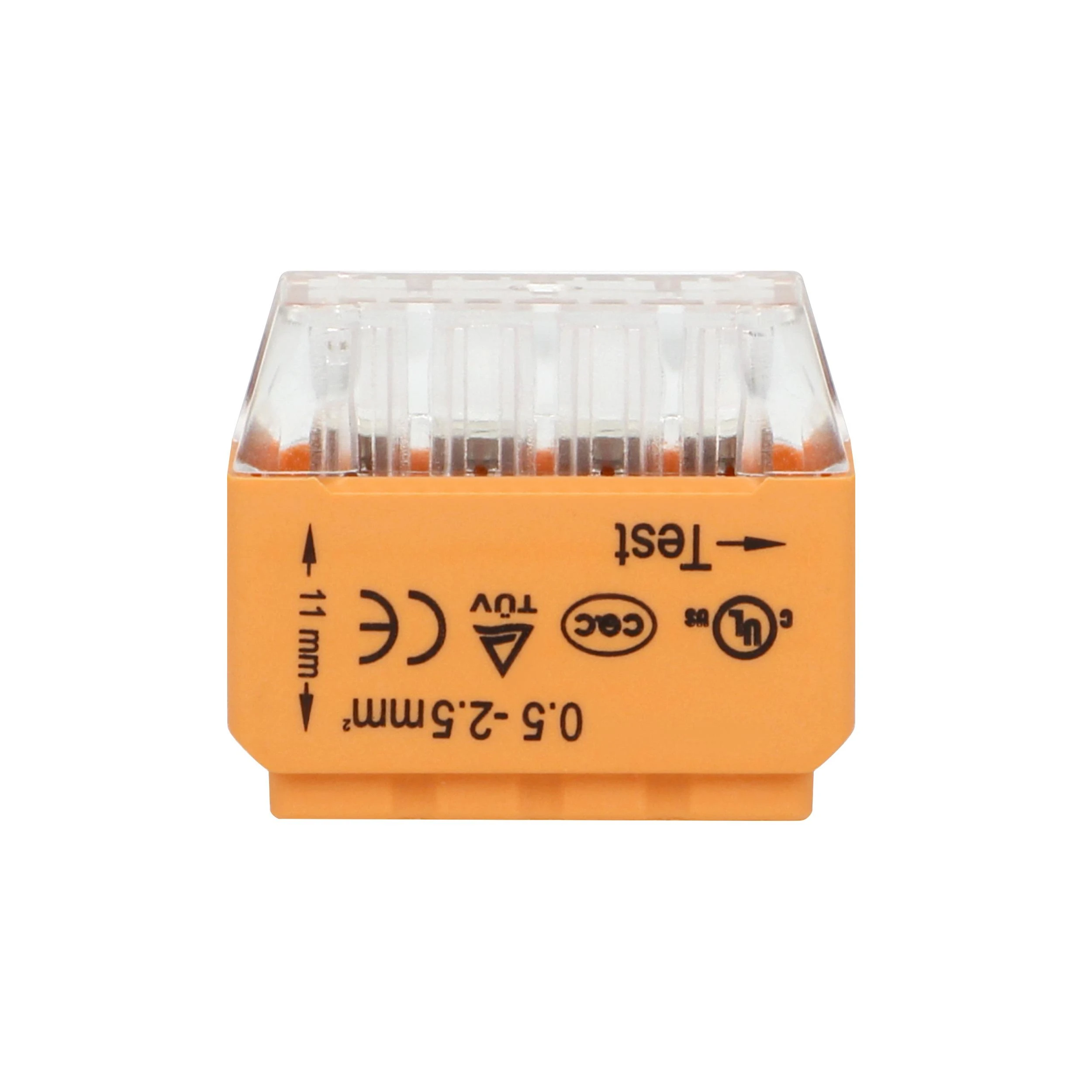 Orno Złączka Įspaudžiama instaliacinė jungtis, 8 laidų, dviejų eilių, 0,75–2,5 mm² laidams, IEC 300V/24A, 50 vnt.