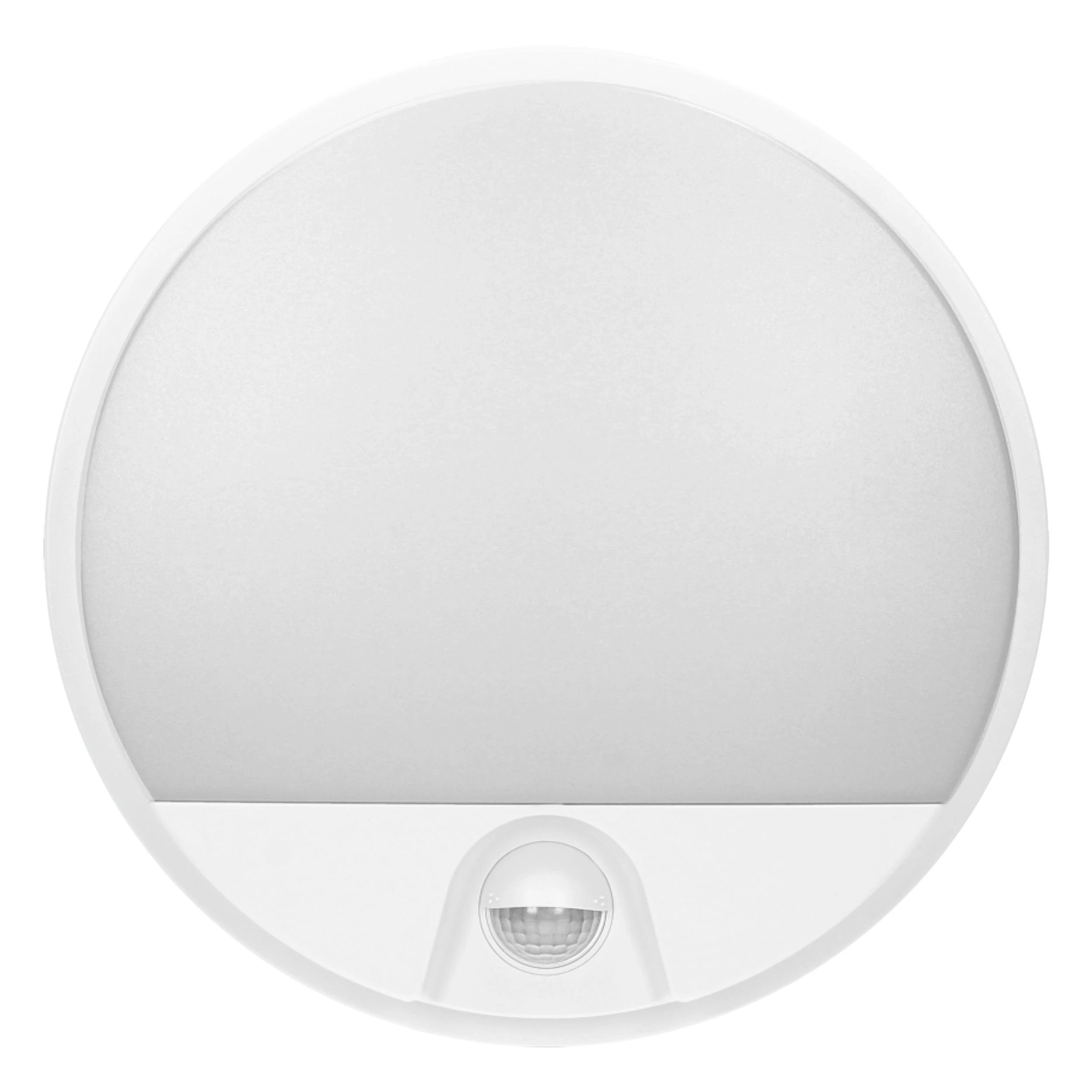 Sieninis šviestuvas Orno AGAT LED 10W, sodo šviestuvas su 140° judesio jutikliu, 800lm, IP54, 4000K, baltas