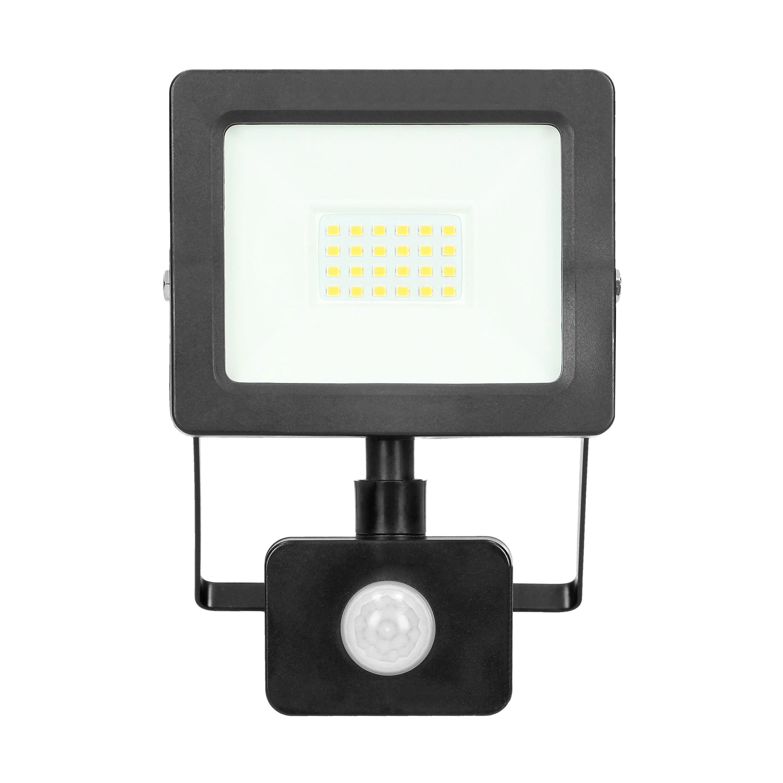 Orno ALLED 20W LED prožektorius su PIR, 1600lm, IP44, 4000K, aliuminis + stiklas