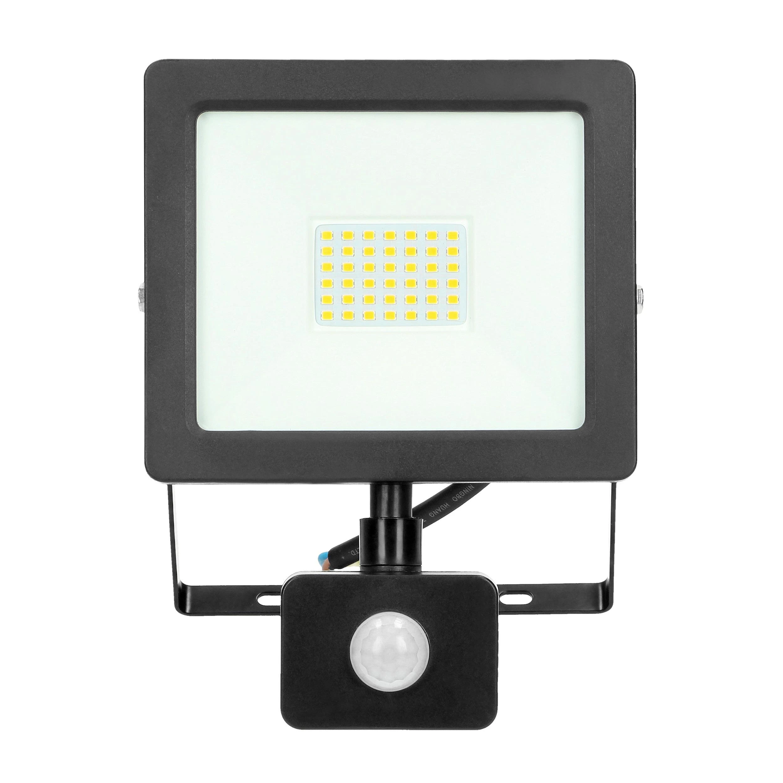 Orno ALLED 30W LED prožektorius su PIR, 2400lm, IP44, 4000K, aliuminis + stiklas