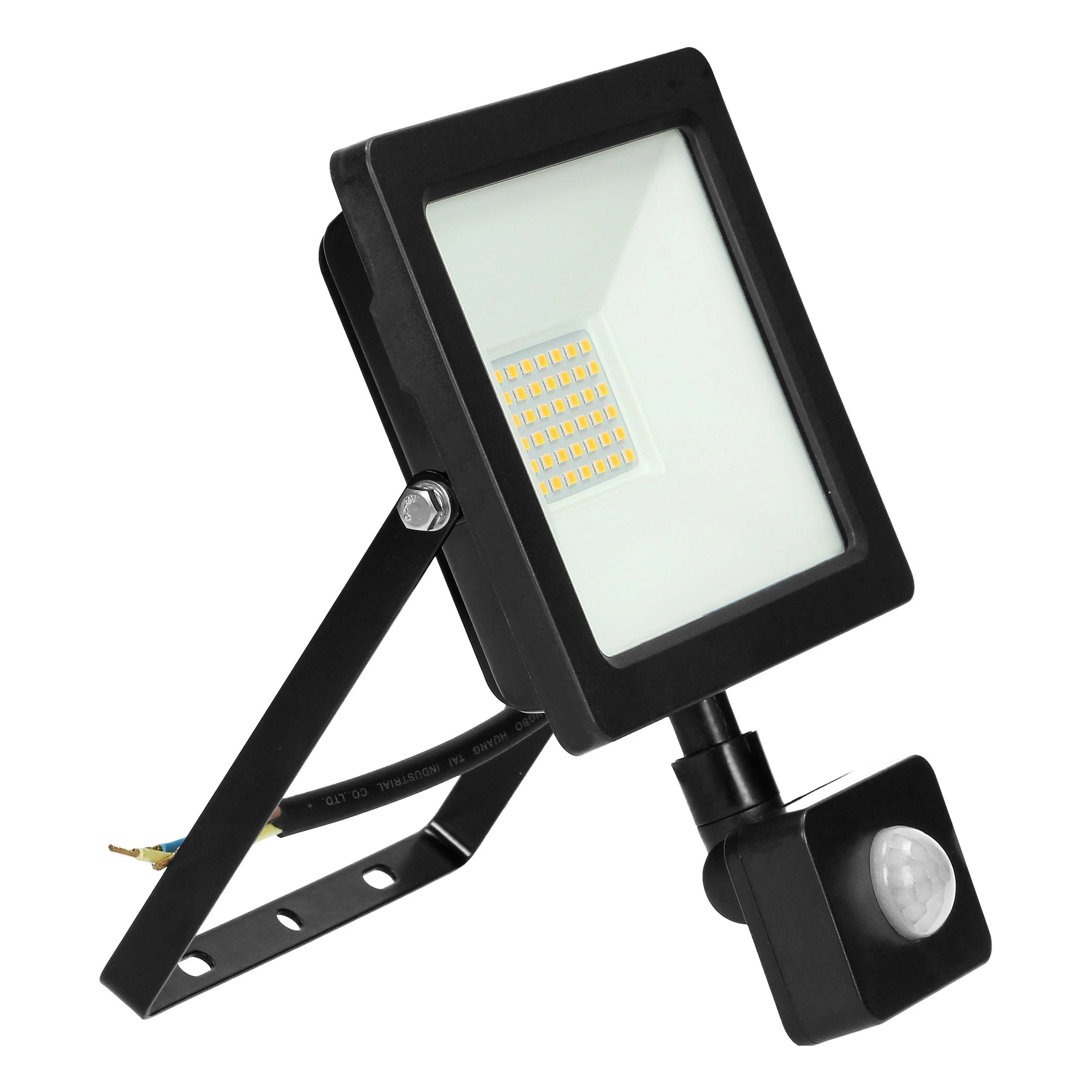 Orno ALLED 30W LED prožektorius su PIR, 2400lm, IP44, 4000K, aliuminis + stiklas