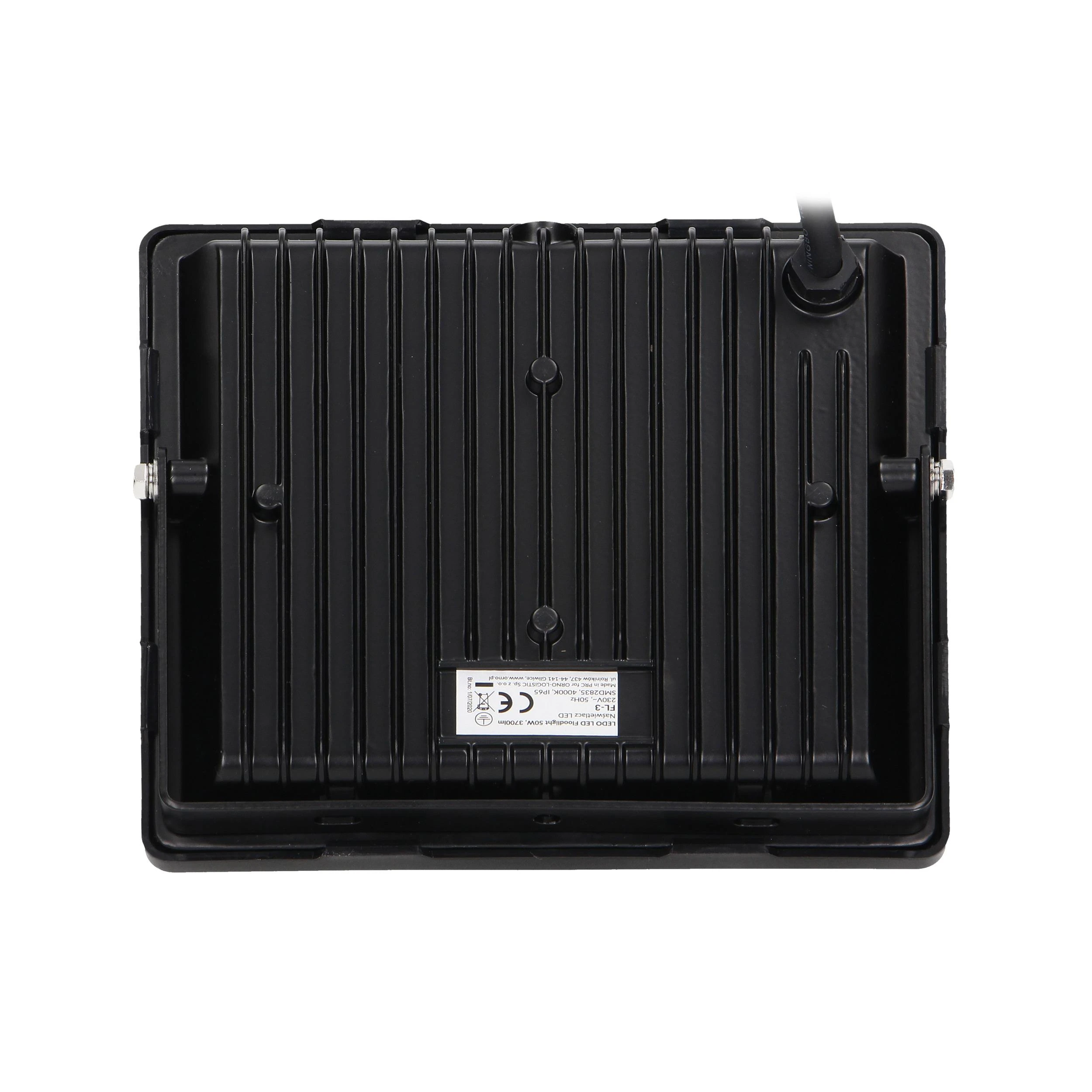 Orno ALLED 50W LED prožektorius, 4000lm, IP65, 4000K, aliuminis + stiklas