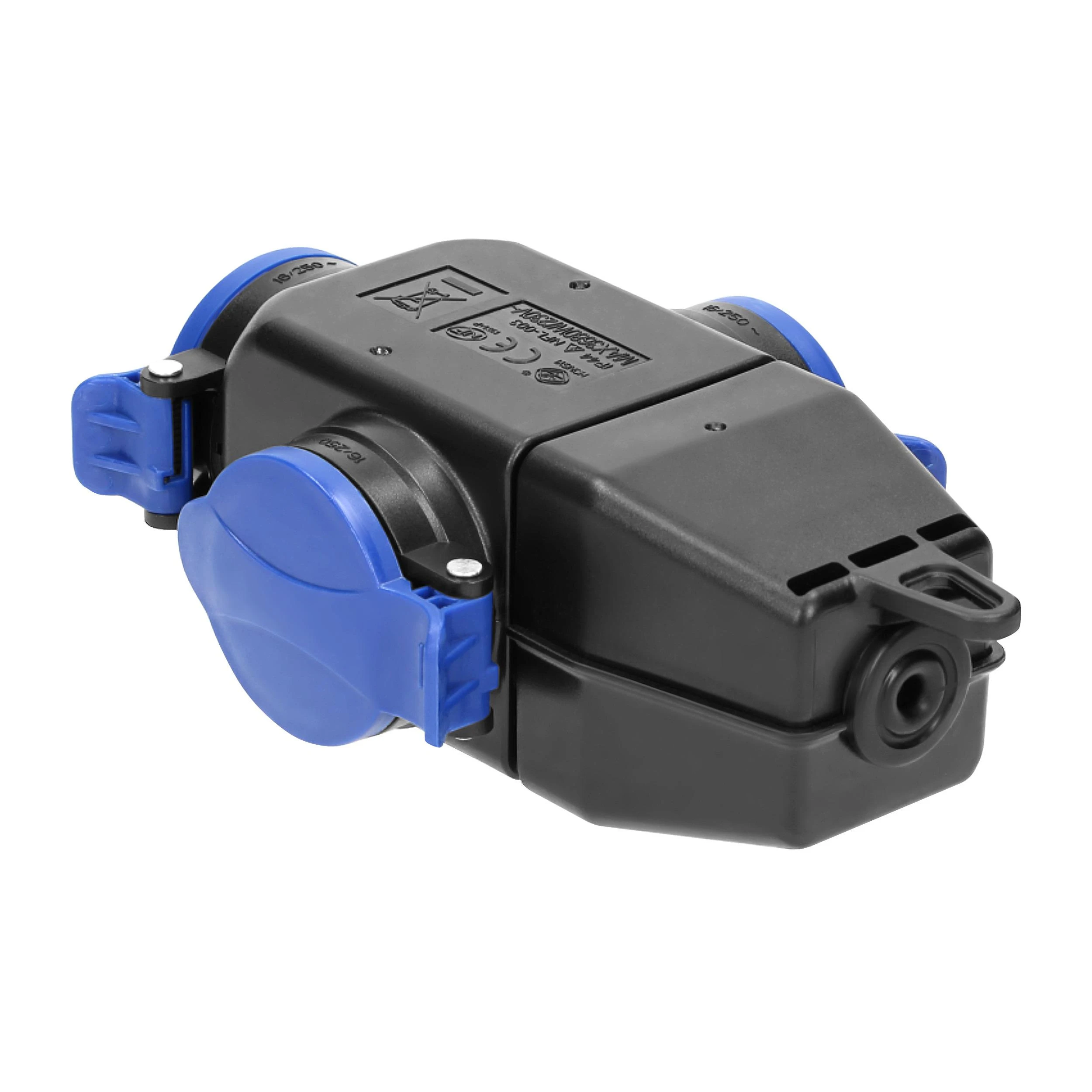 Orno Rozgałęźnik Atsparus smūgiams ir purslams, IP44, 3 lizdai 2P+Z, 16A, 230V AC