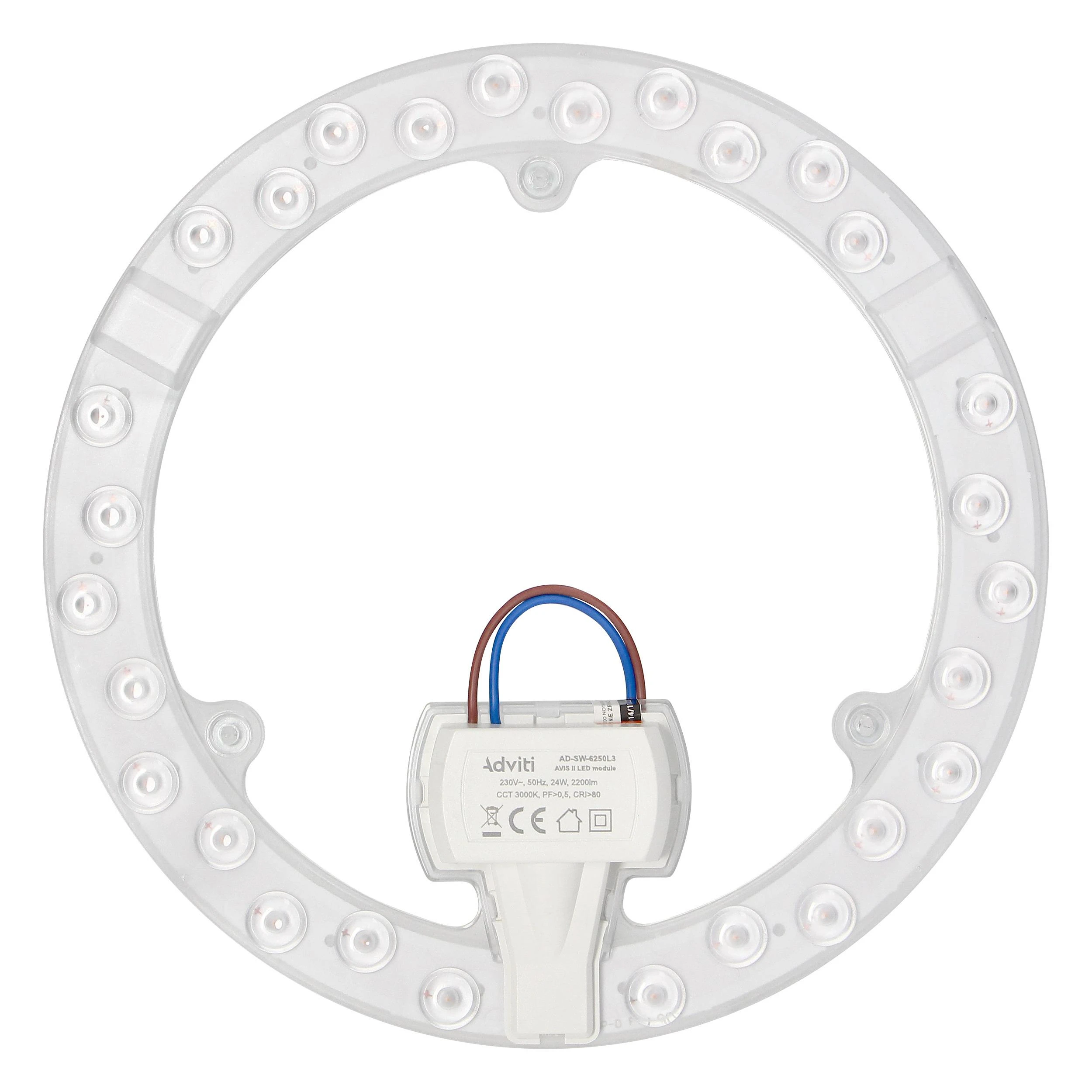 Orno AVIS II LED šviesos diodų panelė 24 W, 2200 lm, 3000 K, ? 215